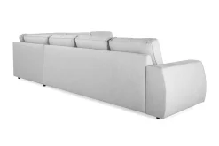 Scandinavian Choice Hjørnesofa-Optus Lyx 5-seters Vendbar L-formet Hjørnesofa i Stoff Grey