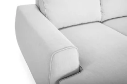 Scandinavian Choice Hjørnesofa-Optus Lyx 5-seters Vendbar L-formet Hjørnesofa i Stoff Grey