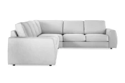 Scandinavian Choice Hjørnesofa-Optus Lyx 5-seters Vendbar L-formet Hjørnesofa i Stoff Grey