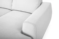 Scandinavian Choice U-Sofa-Optus Lyx 6-seters Venstrevendt U-formet Large Sofa med Divan og Sjeselong i Stoff Grey