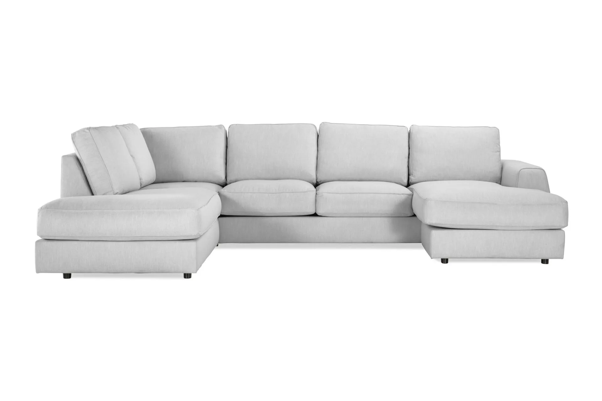 Scandinavian Choice Optus Lyx 4-seters Venstrevendt U-formet Sofa med Divan og Sjeselong i Stoff