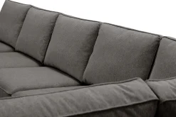 Scandinavian Choice U-Sofa-Optus 6-seters U-sofa med divan og sjeselong venstre Mørkegrå