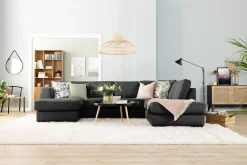 Scandinavian Choice Optus 4-seters Venstrevendt L-formet Sjeselongsofa i Stoff