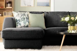 Scandinavian Choice Optus 4-seters Venstrevendt L-formet Sjeselongsofa i Stoff