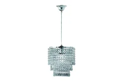 Trio Lighting Kjøkkenlampe|Taklampe-Orient Pendellampe 25 cm 1xE27 Krom