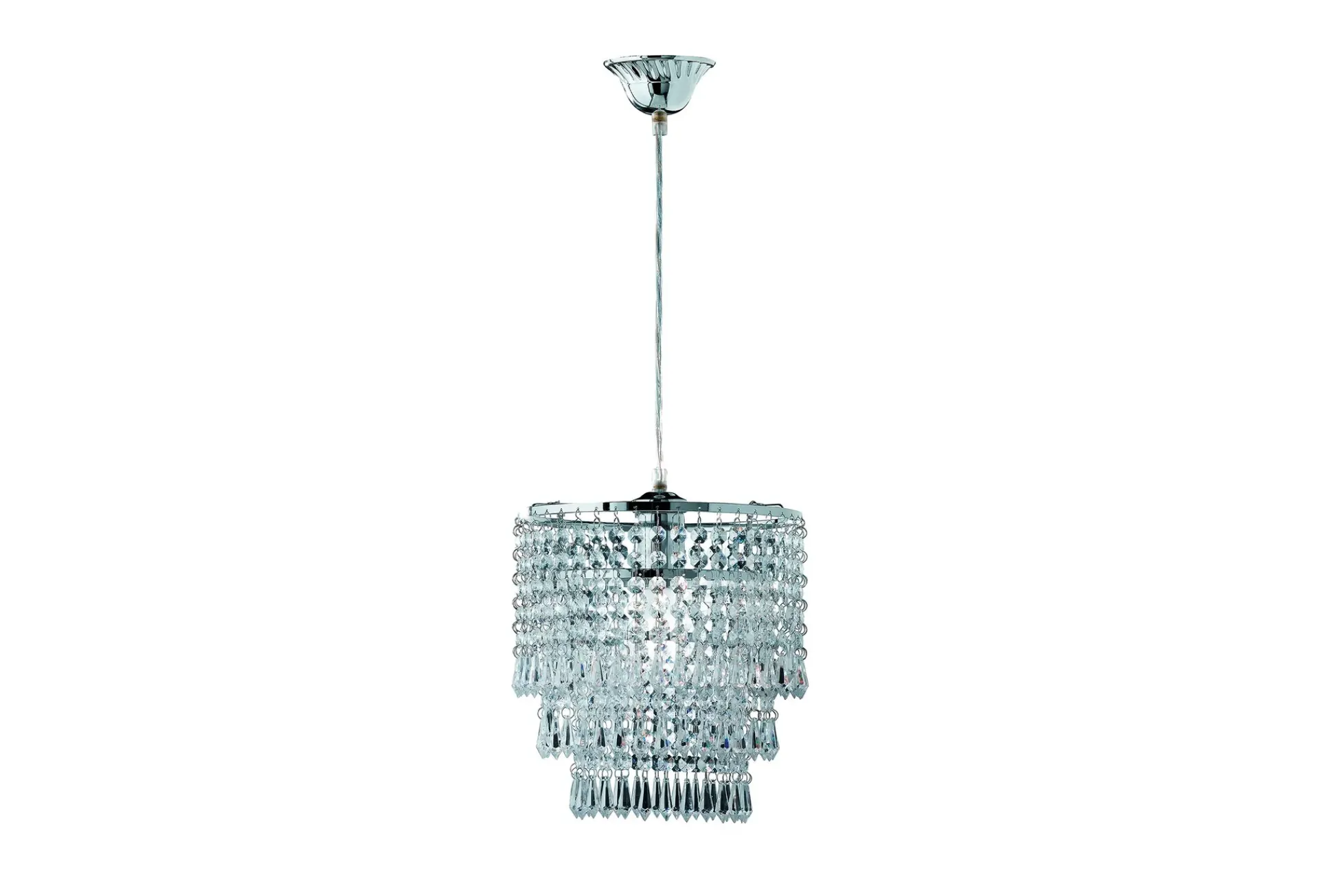 Trio Lighting Kjøkkenlampe|Taklampe-Orient Pendellampe 25 cm 1xE27 Krom