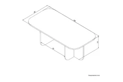 Sofabord-Orin Sofabord 120 cm Mørkfarget tre