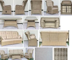 Veranda & Terrasse|Loungemøbler Salg-Orleans Recliner Lounge Beige