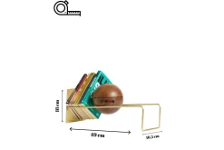 Orvic Bokstöd 49x18 cm