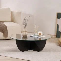 Sofabord-Orwin Sofabord 90 cm Mörkbrun