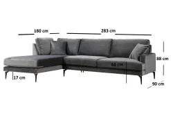 Ostberg Hjørnesofa med Divan Venstre