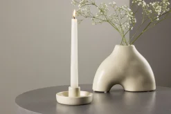 Venture Home Lysestaker Og Lykter|Stearinlys-Otis Lysestake 11x5 cm Beige