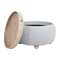 Sittemøbler Med Oppbevaring-Ottoman/Table HOME4YOU Beige