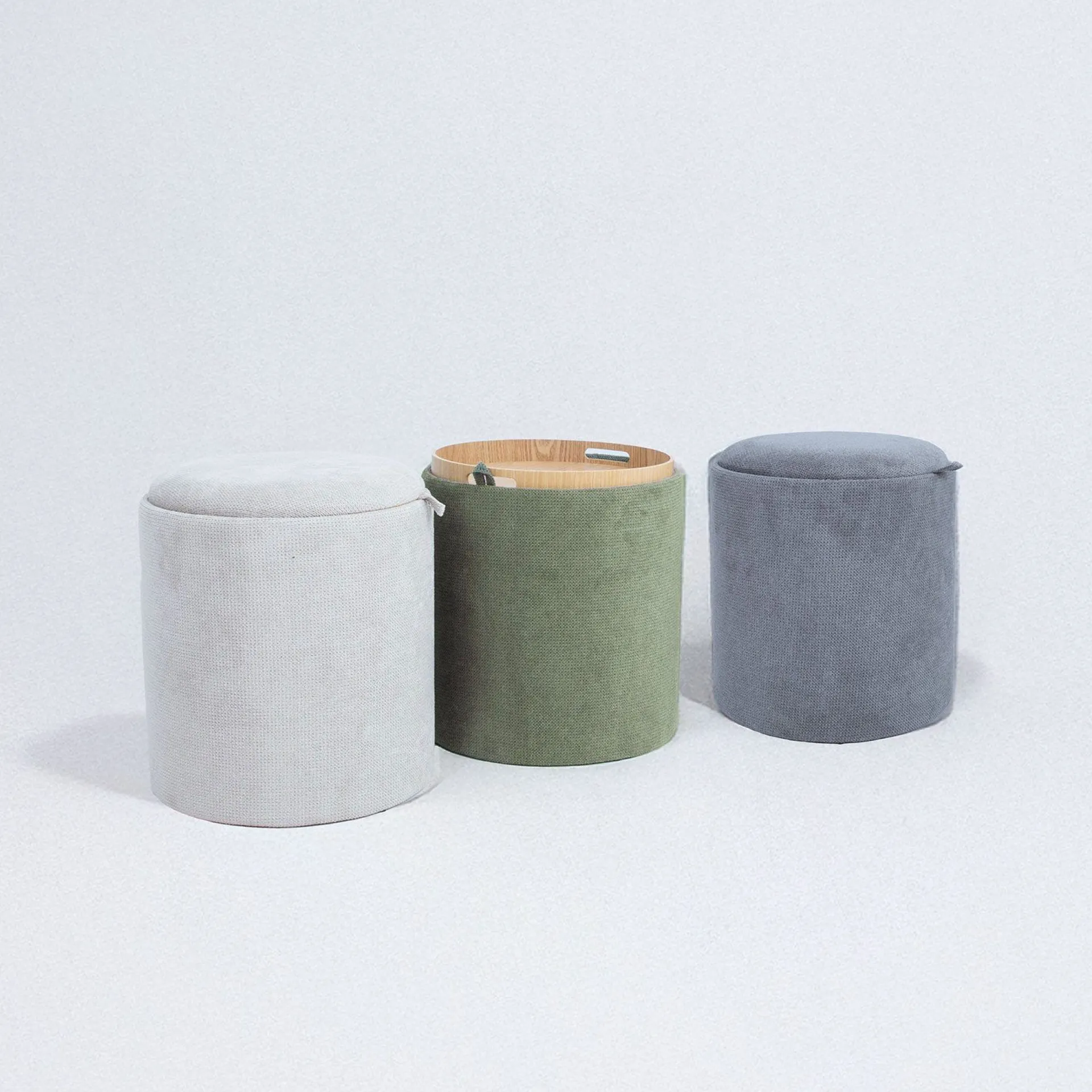 Sittemøbler Med Oppbevaring-Ottoman/Table HOME4YOU Beige