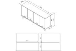Ovrin Konsollbord 150 cm