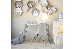 Dorel Home Owen Skrivebord 102 cm Grå/Svart