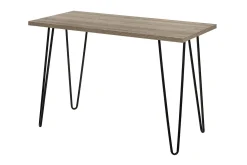 Dorel Home Kontorbord-Owen Skrivebord 102 cm Natur/Svart Rustikk eikelook
