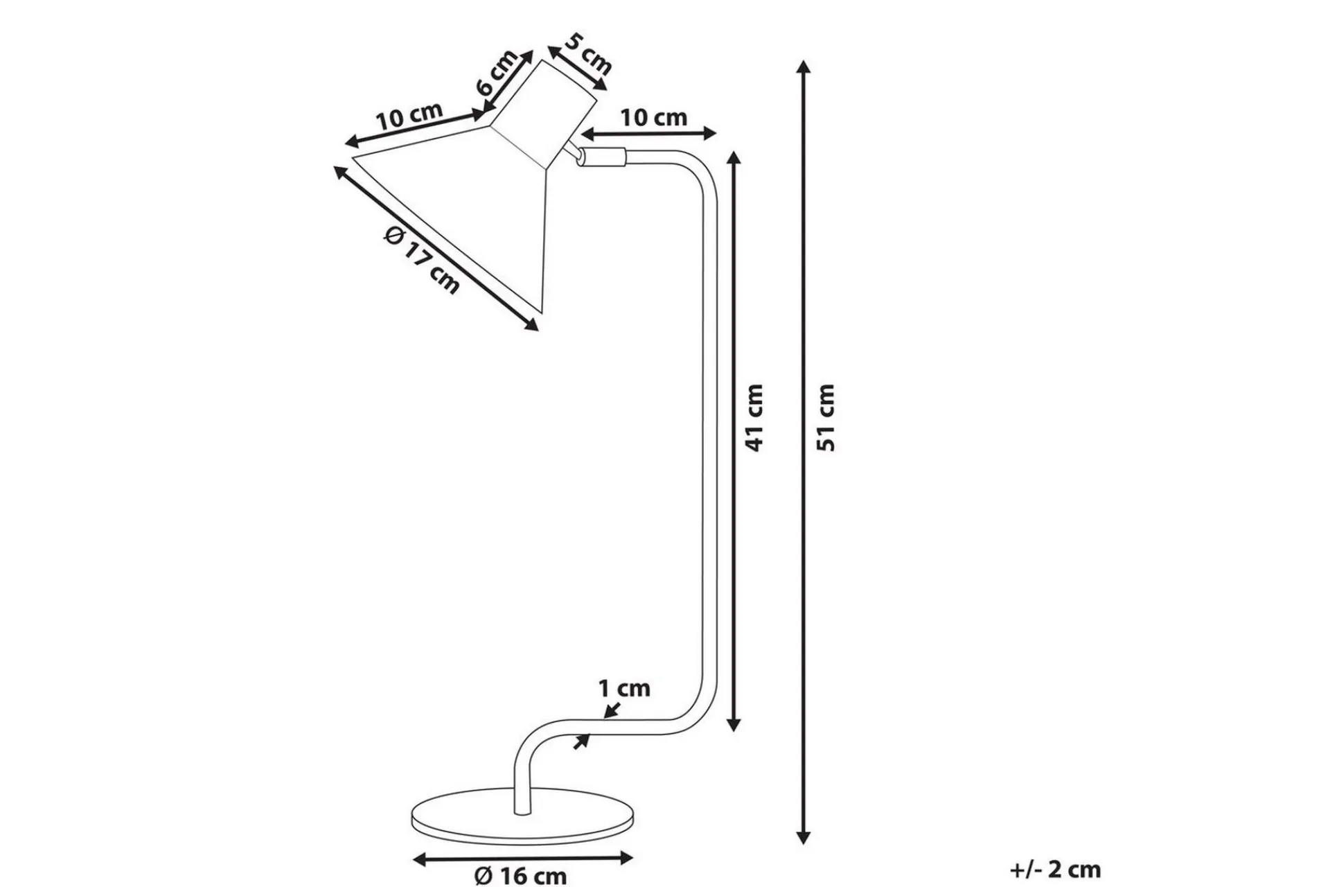 Paksli Skrivebordslampe E14