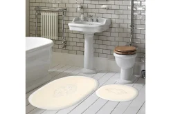 Baderomsmatte|Baderomsmatte-Palak Baderomsmatte 65x115 cm Rektangulær Krem