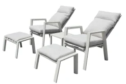 Palermo Hagemøbelgruppe Relax med sidebord