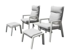 Palermo Hagemøbelgruppe Relax med sidebord