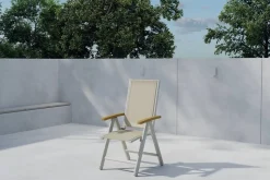Venture Home Posisjonsstol-Panama spisestol utendørs Beige