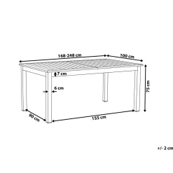 Spisegrupper Hage-Pancole Hagegruppe Med Bord + 8 Stoler Grey