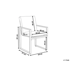 Spisegrupper Hage-Pancole Hagegruppe Med Bord + 6 Stoler Grey