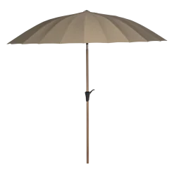WOOOD Parasoller-Parasoll Monica 280 cm utendørs sand/grønn