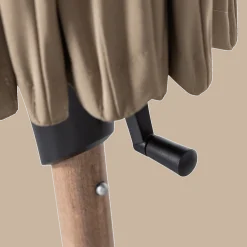 WOOOD Parasoller-Parasoll Monica 280 cm utendørs sand/grønn
