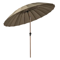 WOOOD Parasoller-Parasoll Monica 280 cm utendørs sand/grønn