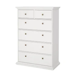 Tvilum Paris Kommode med 6 skuffer 96x48x140 cm