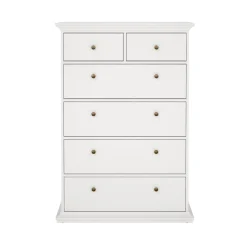 Tvilum Paris Kommode med 6 skuffer 96x48x140 cm