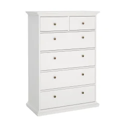Tvilum Paris Kommode med 6 skuffer 96x48x140 cm