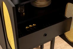 Barskap|Barmøbler-Paro Konsollbord 75 cm Svart