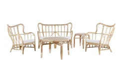 Veranda & Terrasse|Loungesett-Pedagne Lounge gruppe 4-seter Beige