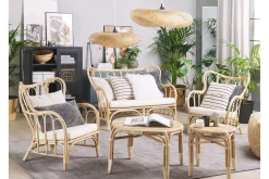 Veranda & Terrasse|Loungesett-Pedagne Lounge gruppe 4-seter Beige