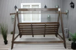 Hammocker-Pelle 3-seters Hammock uten tak Brun