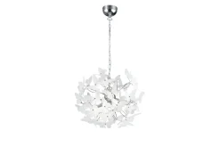 Trio Lighting Barnelampe-Pendel TRIO Butterfly Lyseblå,Lysegrønn,Hvit,Krom