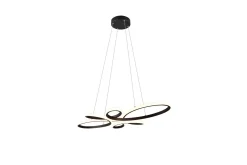 Trio Lighting Kjøkkenlampe|Taklampe-Pendel TRIO Fly Matt Svart