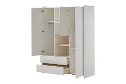 Garderobeskap Barn|Oppbevaring Barnerom-Penniman Garderobe Hvit