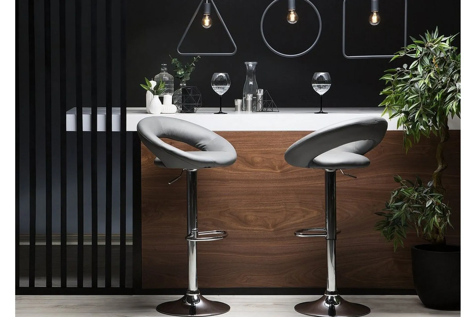 Barmøbler|Barstoler-Peoria Barstol 54 cm Grey
