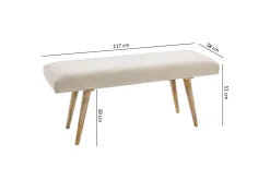 Wohnling Entrebenk|Benk-Peotter Sittebenk Beige