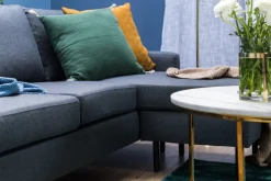 Scandinavian Choice Peppe 3-seters Vendbar L-formet Divansofa i Stoff