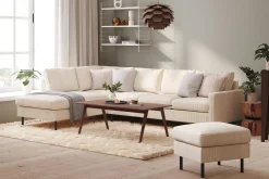Scandinavian Choice Peppe 4-seters Venstrevendt L-formet Sjeselongsofa i Manchester