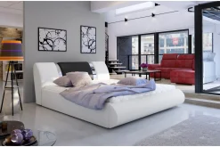 Sengeramme & Sengestamme|Seng Med Oppbevaring-Perow Sengeramme 180x200 cm Svart,Hvit