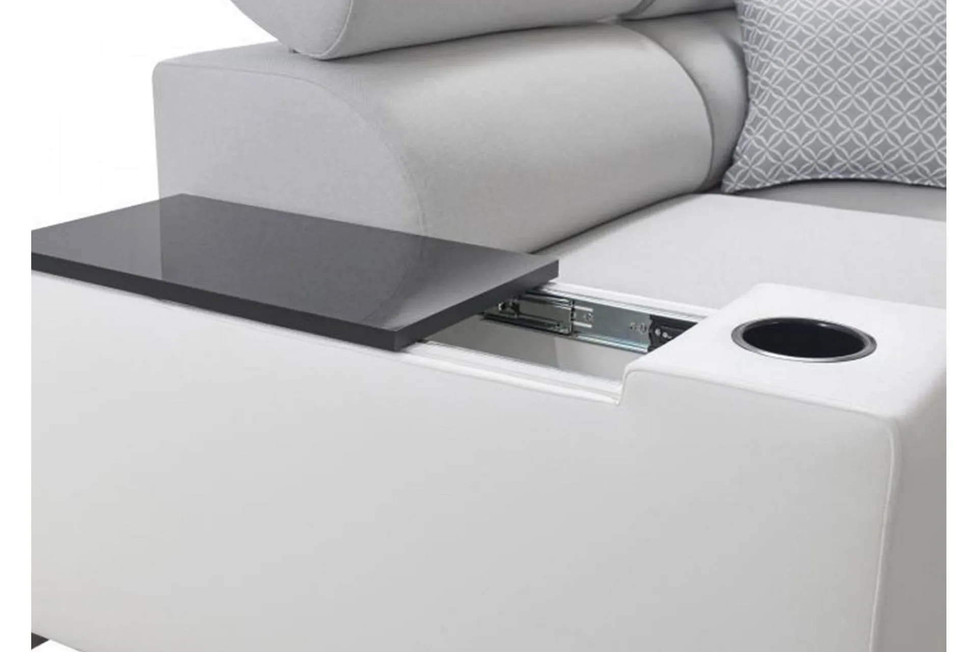 Sovesofaer-Perseo Divansovesofa 282x205x95 cm Rux 1 + Zygo 8
