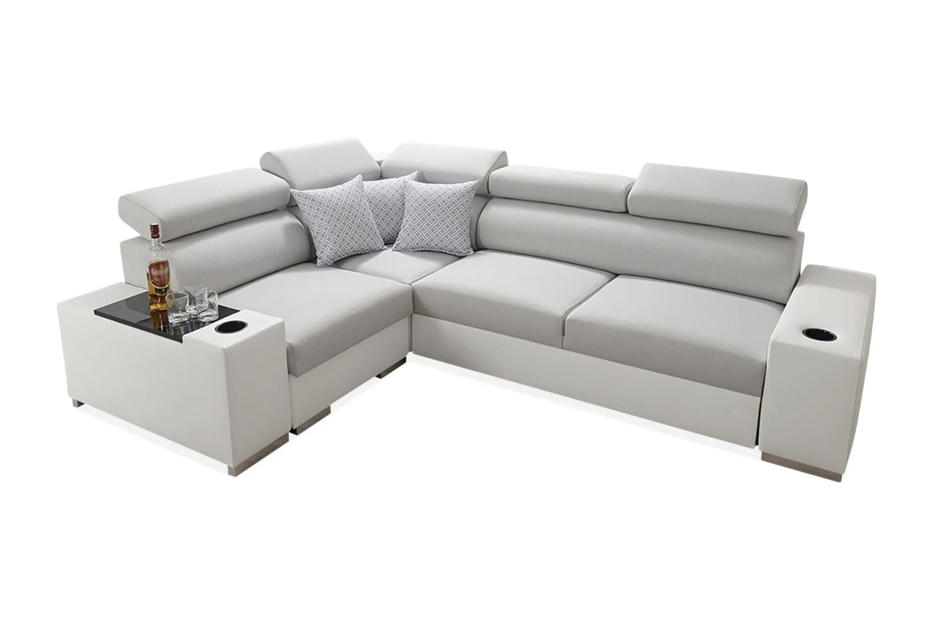 Sovesofaer-Perseo Divansovesofa 282x205x95 cm Rux 1 + Zygo 8