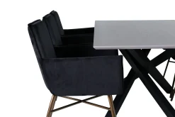 Venture Home Piazza Spisegruppe 180 cm Rektangulær med 6 Petra Stoler