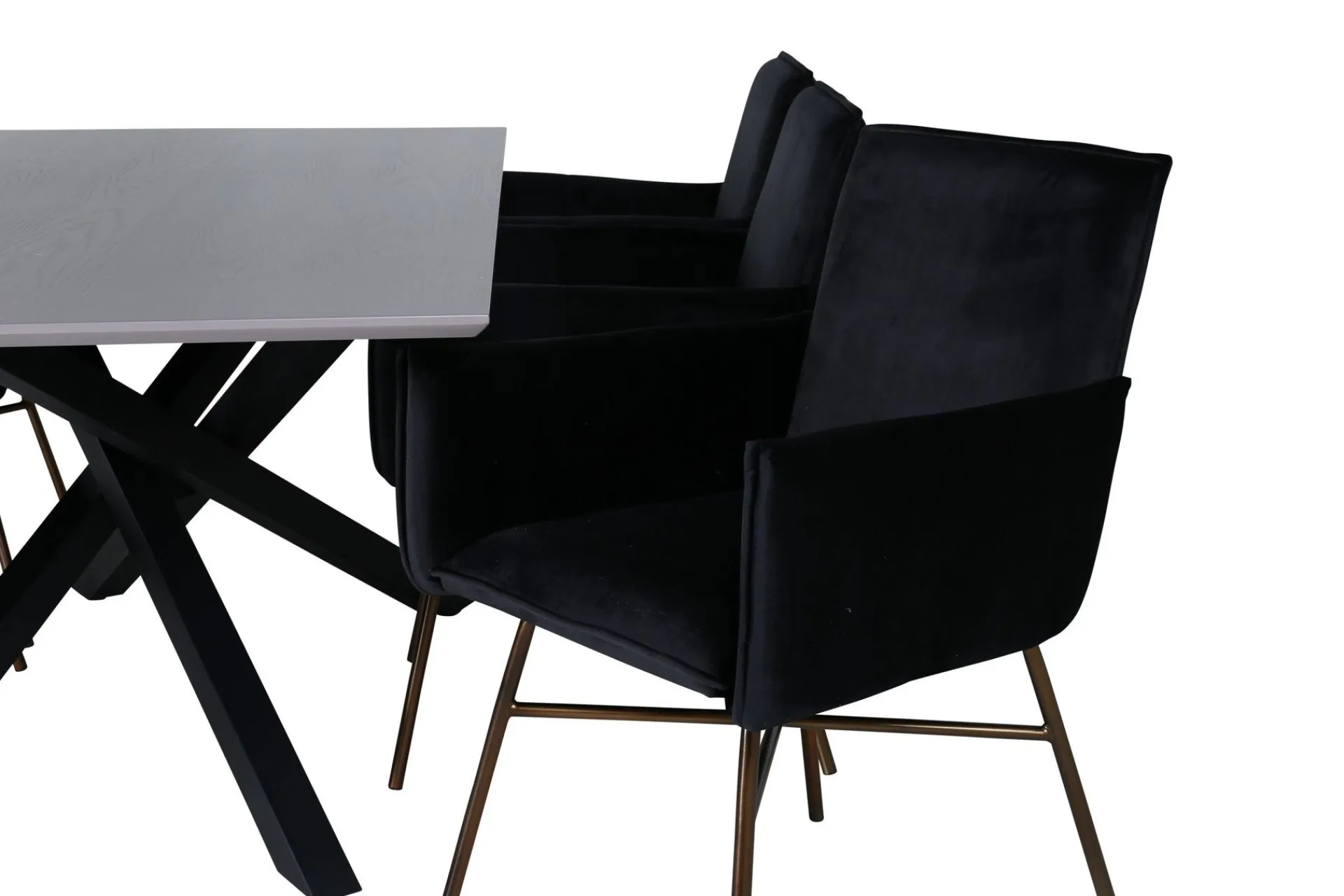 Venture Home Piazza Spisegruppe 180 cm Rektangulær med 6 Petra Stoler
